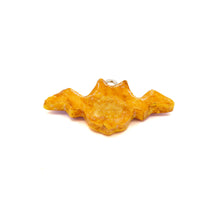 Load image into Gallery viewer, Purple Pastel Bat Cookie Pendant Necklace Gold or Silver Cute Autumn Charm Jewelry Handmade Fatally Feminine Designs
