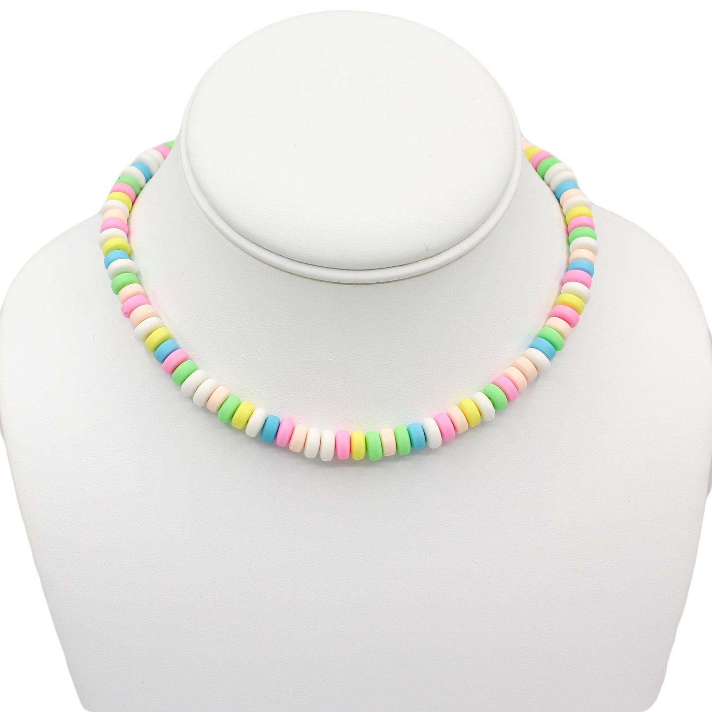 Bright Pastel Rainbow Faux Candy Choker Necklace - Custom Sizes - Handmade Fatally Feminine