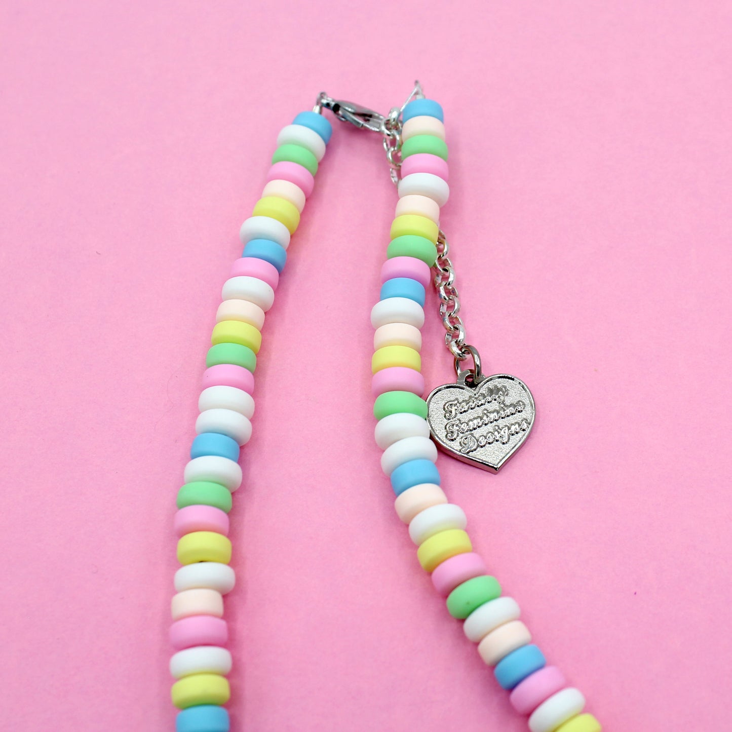 Bright Pastel Rainbow Faux Candy Choker Necklace - Custom Sizes - Handmade Fatally Feminine