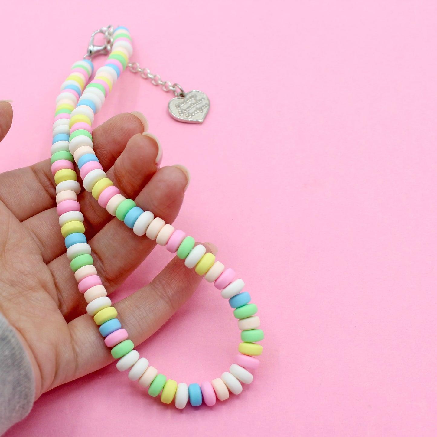 Bright Pastel Rainbow Faux Candy Choker Necklace - Custom Sizes - Handmade Fatally Feminine