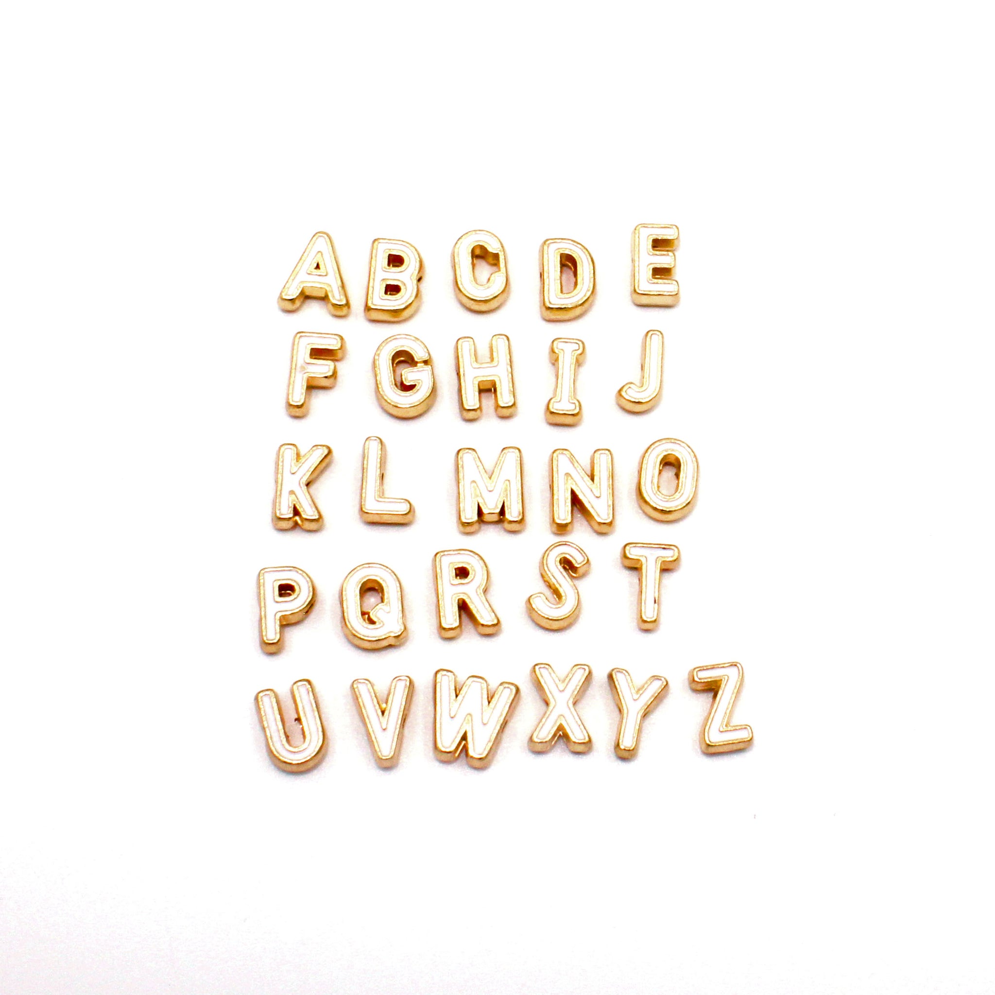 Custom Resin Alphabet Letter Charm Pendants Keychain Ladies Girly