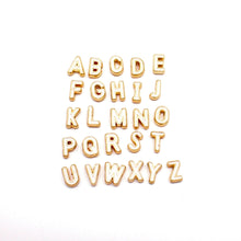 Load image into Gallery viewer, Personalized Donut Initial Cute Charm Jewelry for Women Happy Birthday Necklace Rainbow Pastel Kawaii Birthday Gift for Friend Handmade Gold Pendant
