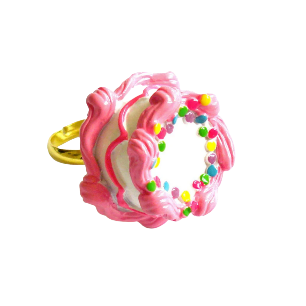 Pink Birthday Cake Ring