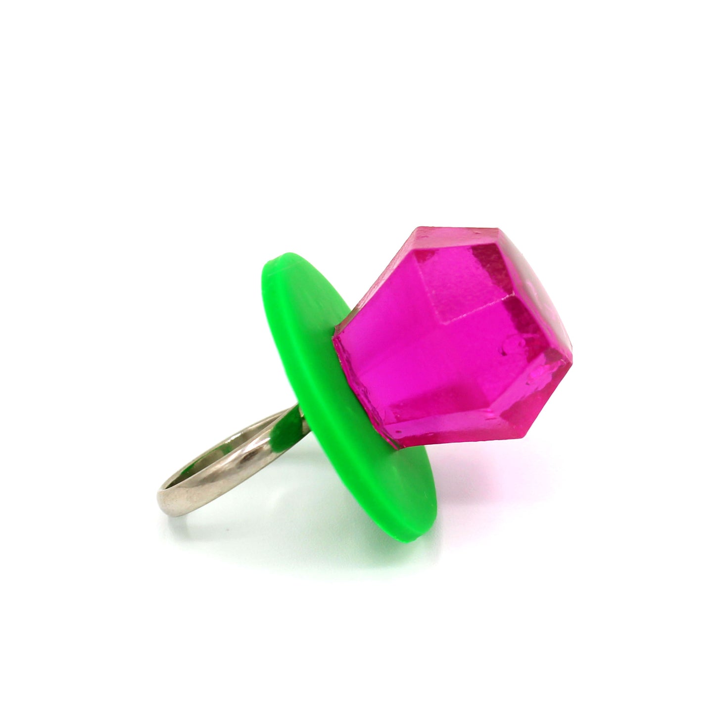 Jewelie a Unique Engagement Ring, Custom Colors, Men or Women Promise Ring, Handmade Faux Candy Resin Fashion Jewelry Gift