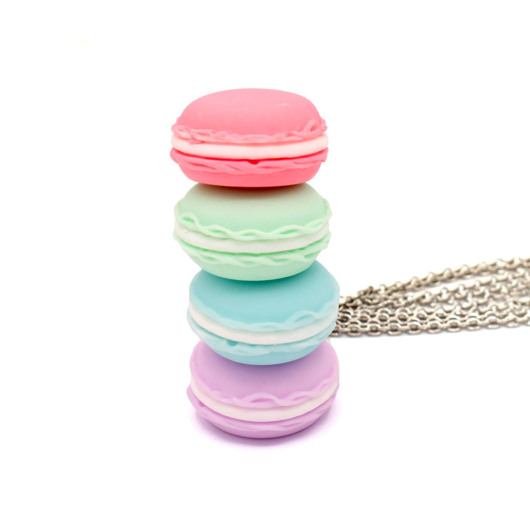 French Macaron Necklace - Fatally Feminine Designs