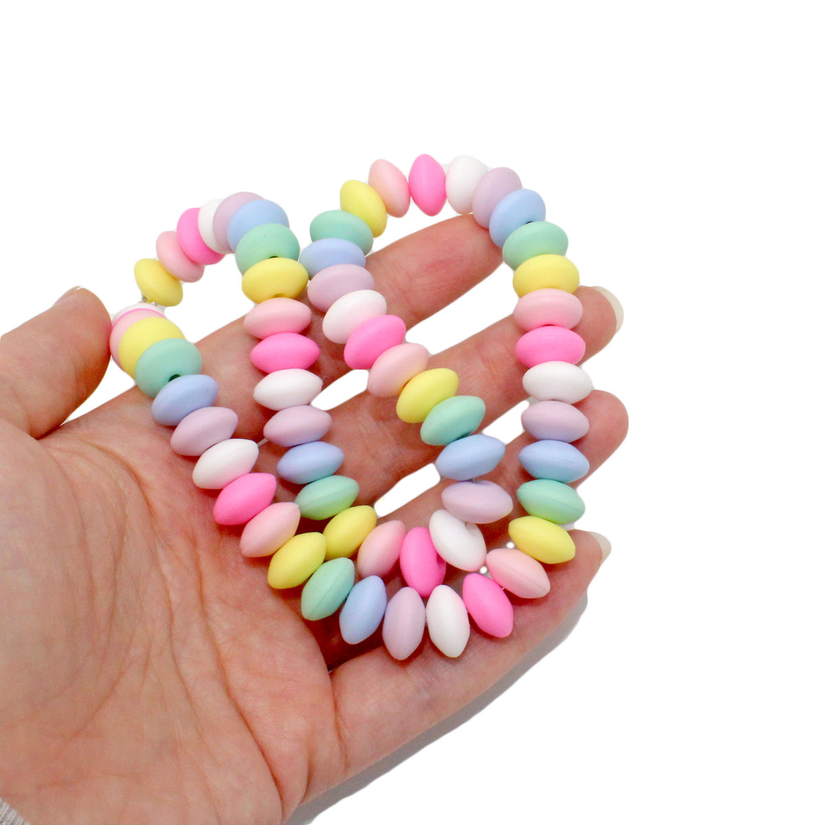 Maximalist Pastel Faux Candy Choker Necklace, Chunky Statement Jewelry