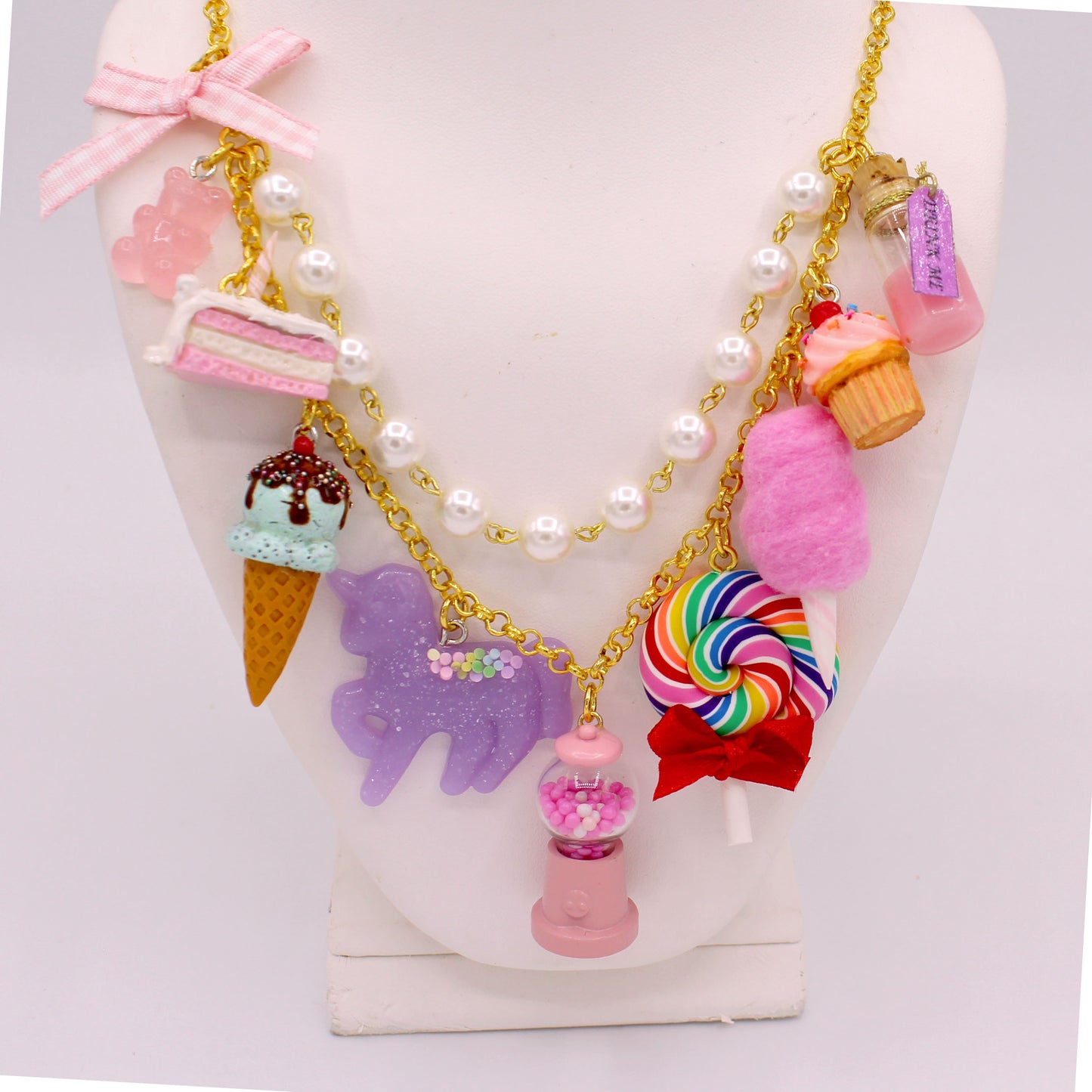 Pink Candy Shop Statement Necklace