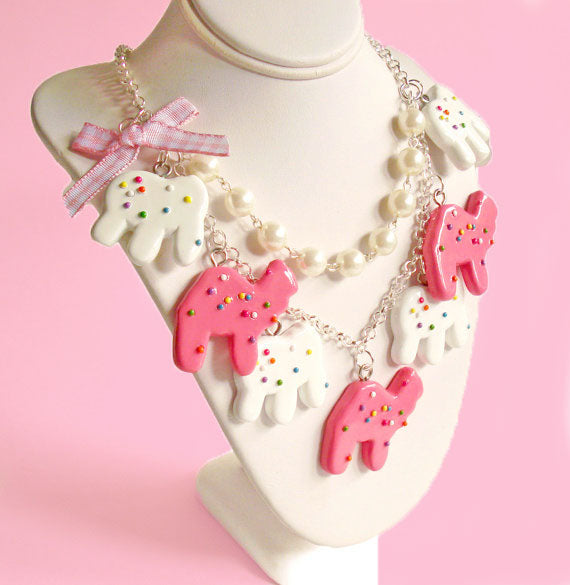 Circus Animal Cookies Necklace Statement Necklace – Fatally Feminine ...