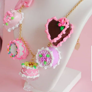Marie Antoinette Cake Statement Necklace