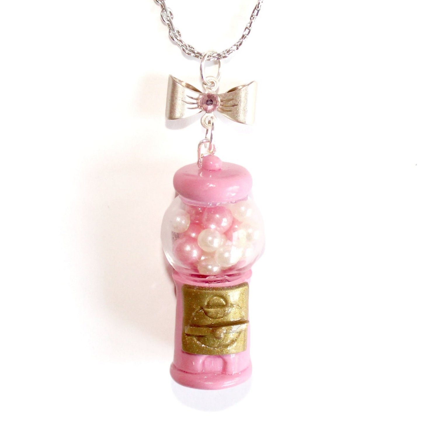 Pink Gumball Machine Necklace