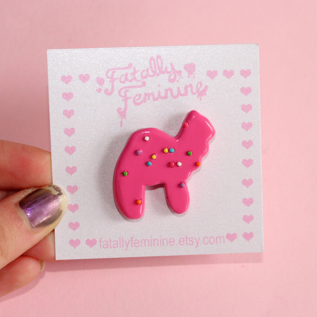 Frosted Circus Animal Cookie Pin