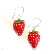 Load image into Gallery viewer, Juicy Strawberry Earrings

