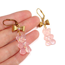 Load image into Gallery viewer, Baby Pink Gummy Bear Earrings
