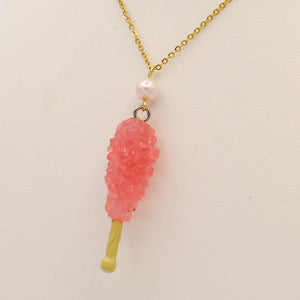 Peach Rock Candy Necklace - Special Edition