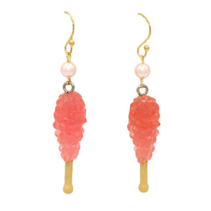 Peach Rock Candy Earrings - Special Edition