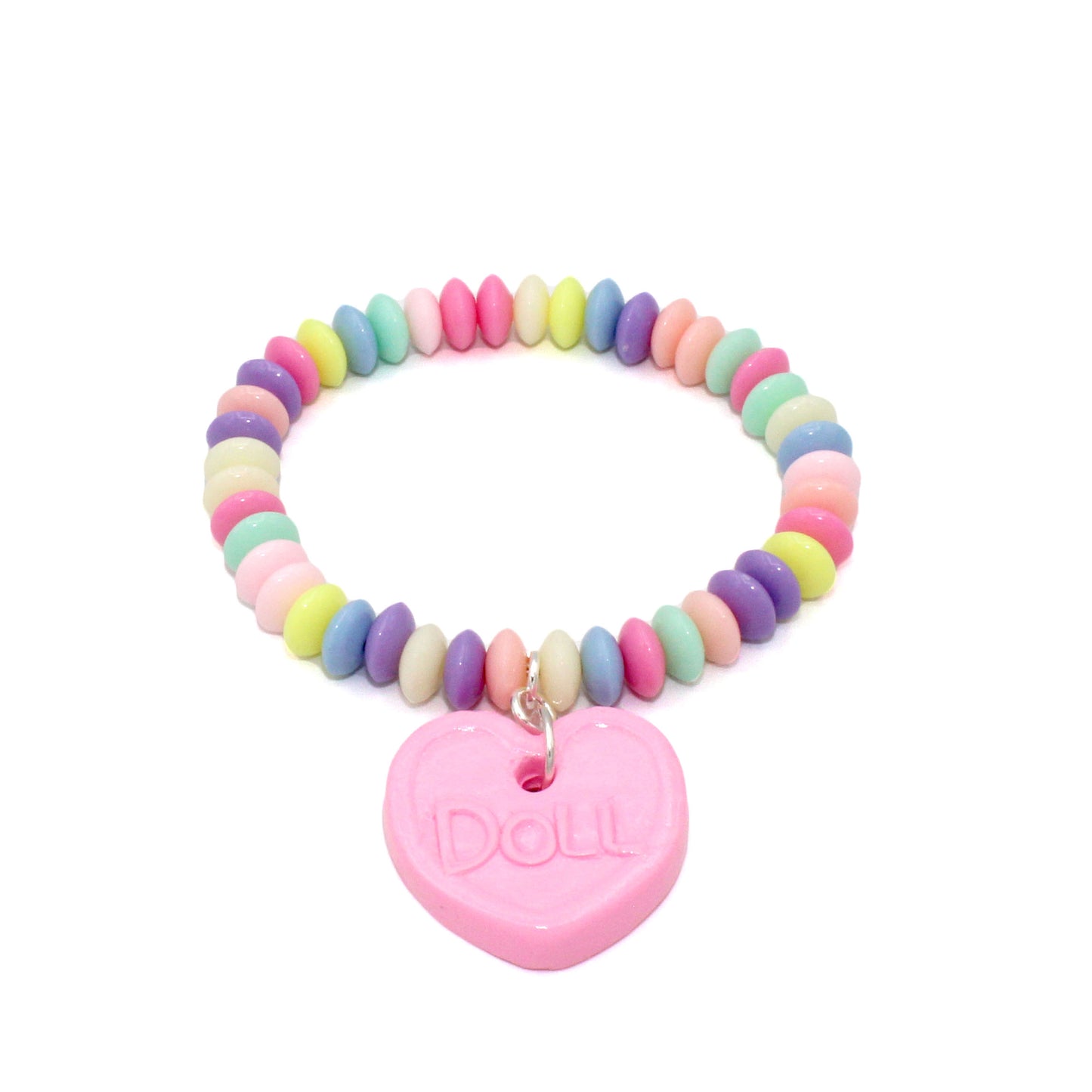 Pastel Faux Candy Bracelet - Custom Name or Word Available