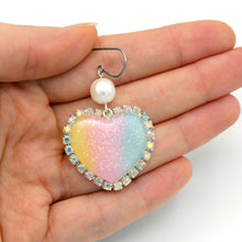 Load image into Gallery viewer, Trinket Earrings - Pastel Rainbow - Hypoallergenic
