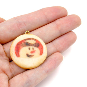 Snowman Sugar Cookie Necklace - Limited Edition Holiday Collection