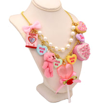 Load image into Gallery viewer, Valentine&#39;s Statement Necklace - Limited Edition - Fatally Feminine Designs
