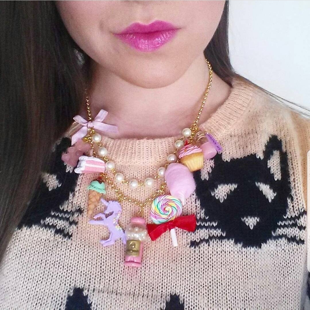 All Pink Candy Statement Necklace – Fatally Feminine Designs