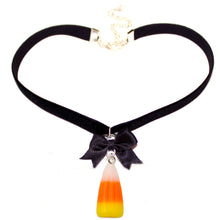 Load image into Gallery viewer, Candy Corn Choker - Fatally Feminine Designs
