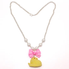 Load image into Gallery viewer, Marshmallow Chick Necklace - More colors - Fatally Feminine Designs
