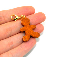 Load image into Gallery viewer, Gingerbread Man Cookie Charm or Zipper Pull - Limited Edition Holiday Collection
