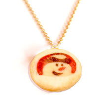 Load image into Gallery viewer, Snowman Sugar Cookie Necklace - Limited Edition Holiday Collection
