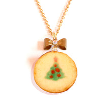 Load image into Gallery viewer, Christmas Tree Sugar Cookie Necklace - Limited Edition Holiday Collection
