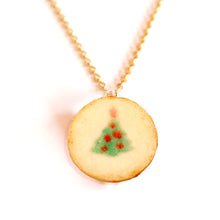 Load image into Gallery viewer, Christmas Tree Sugar Cookie Necklace - Limited Edition Holiday Collection
