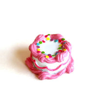 Load image into Gallery viewer, Pink Birthday Cake Pin Brooch
