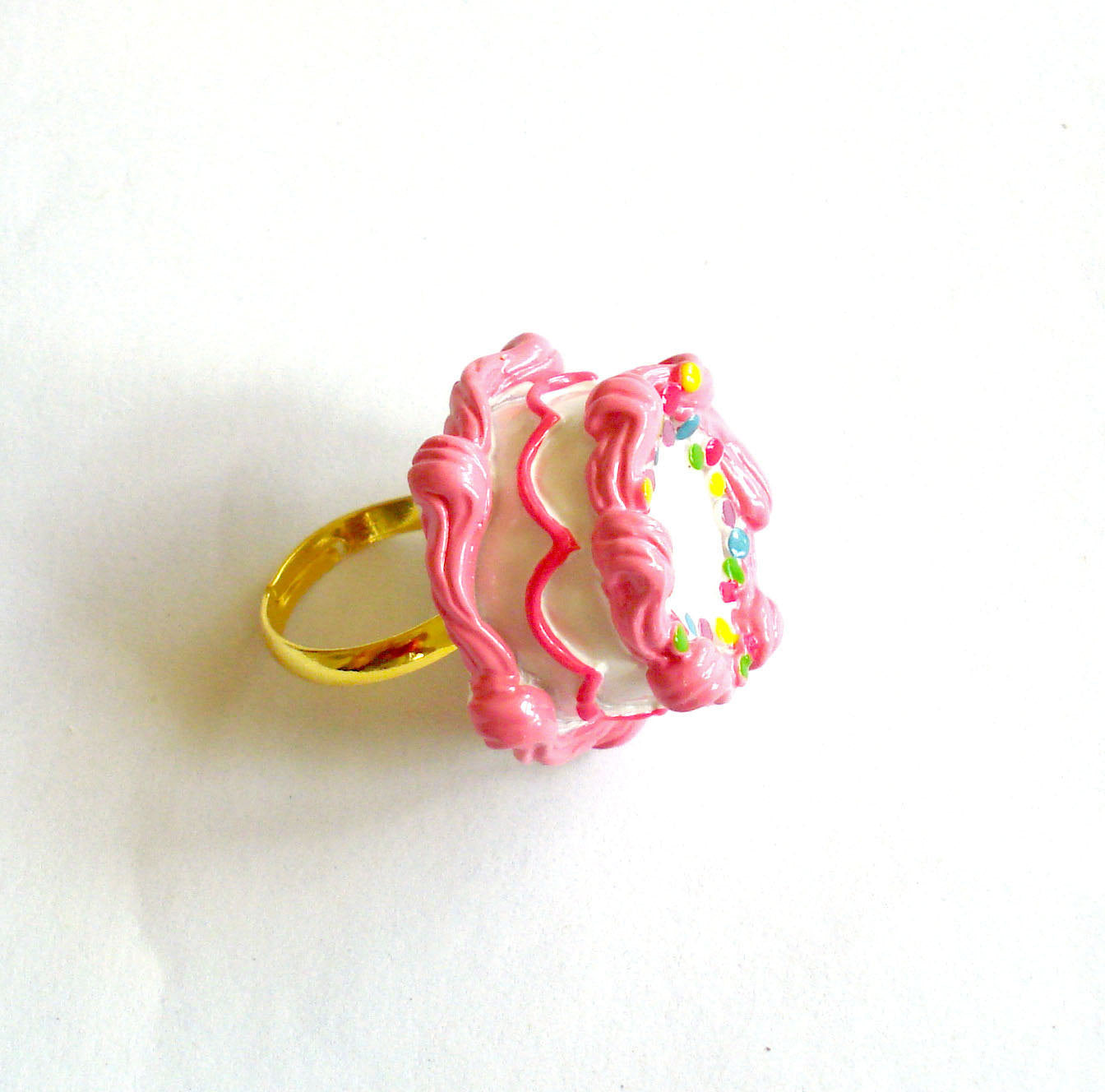 Pink Birthday Cake Ring