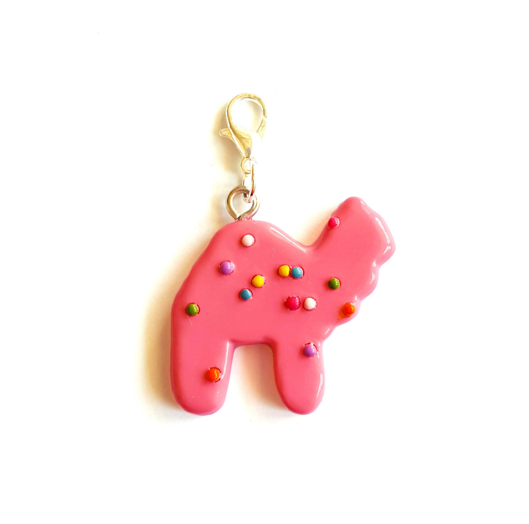 Frosted Circus Animal Cookie Charm