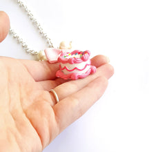 Load image into Gallery viewer, Classic Pink Birthday Cake Necklace
