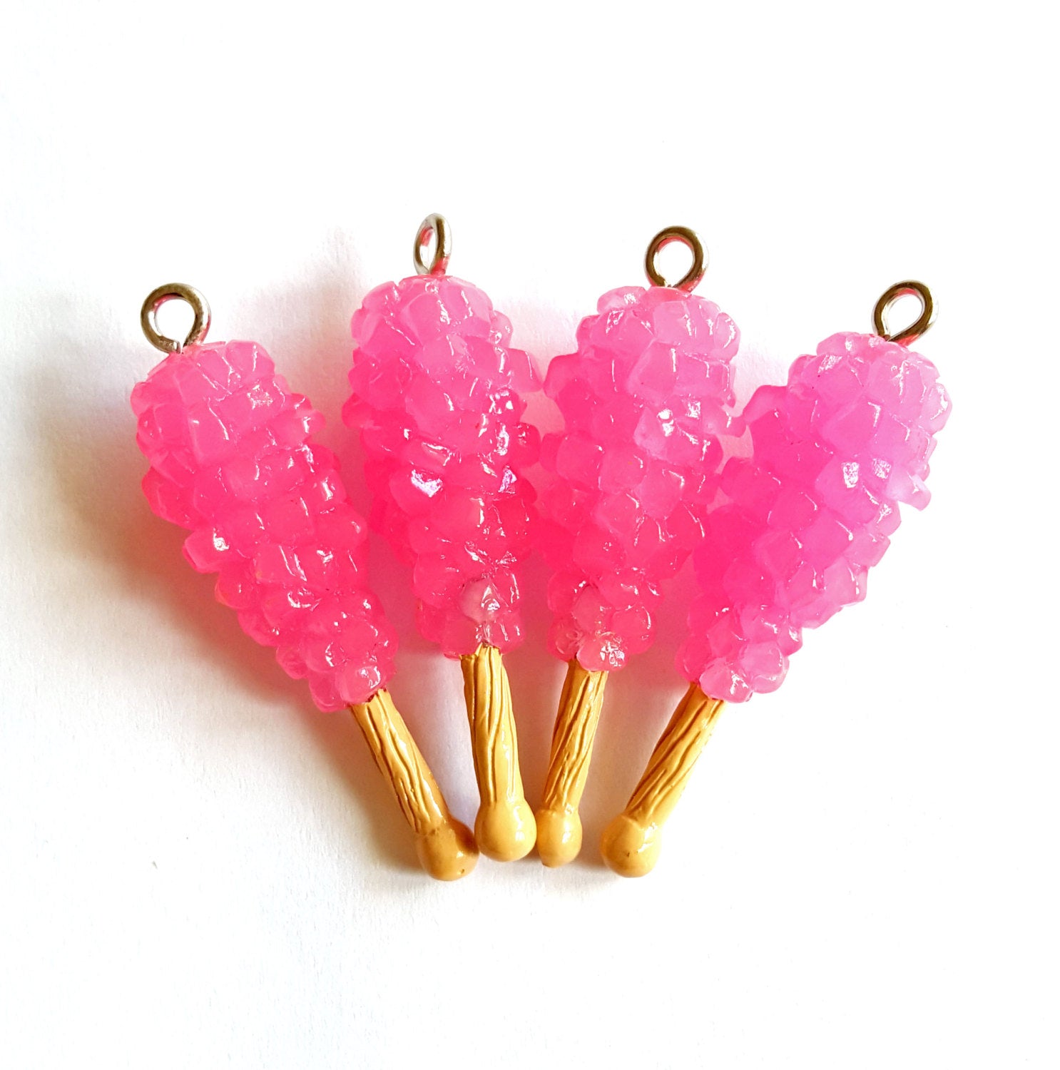 Hot Pink Rock Candy Charm – Fatally Feminine Designs