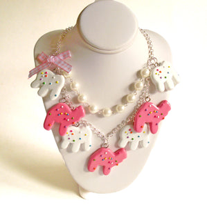 Circus Animal Cookies Necklace Statement Necklace