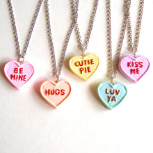 Load image into Gallery viewer, Candy Conversation Heart Necklace
