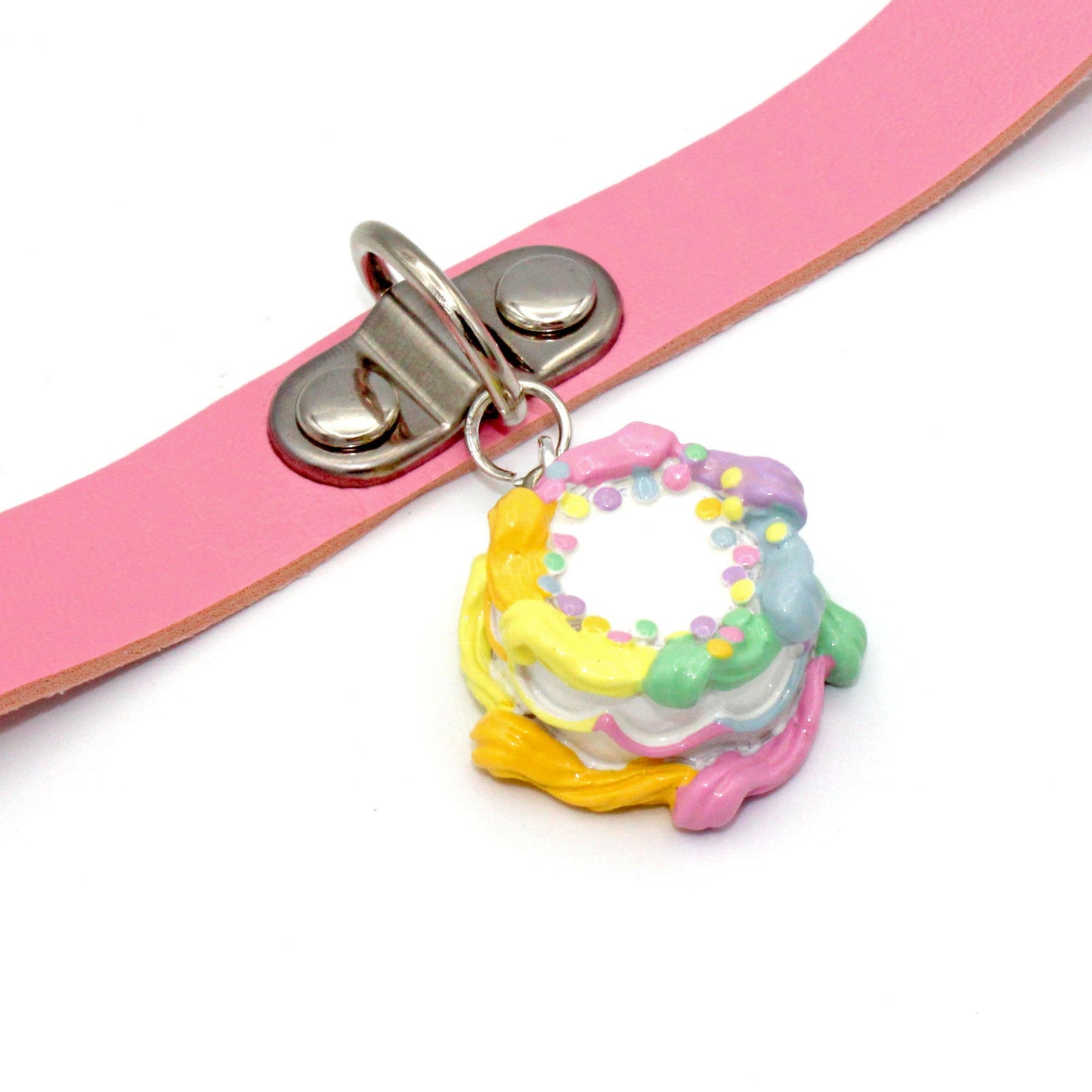 Pastel Rainbow Cake Choker Necklace