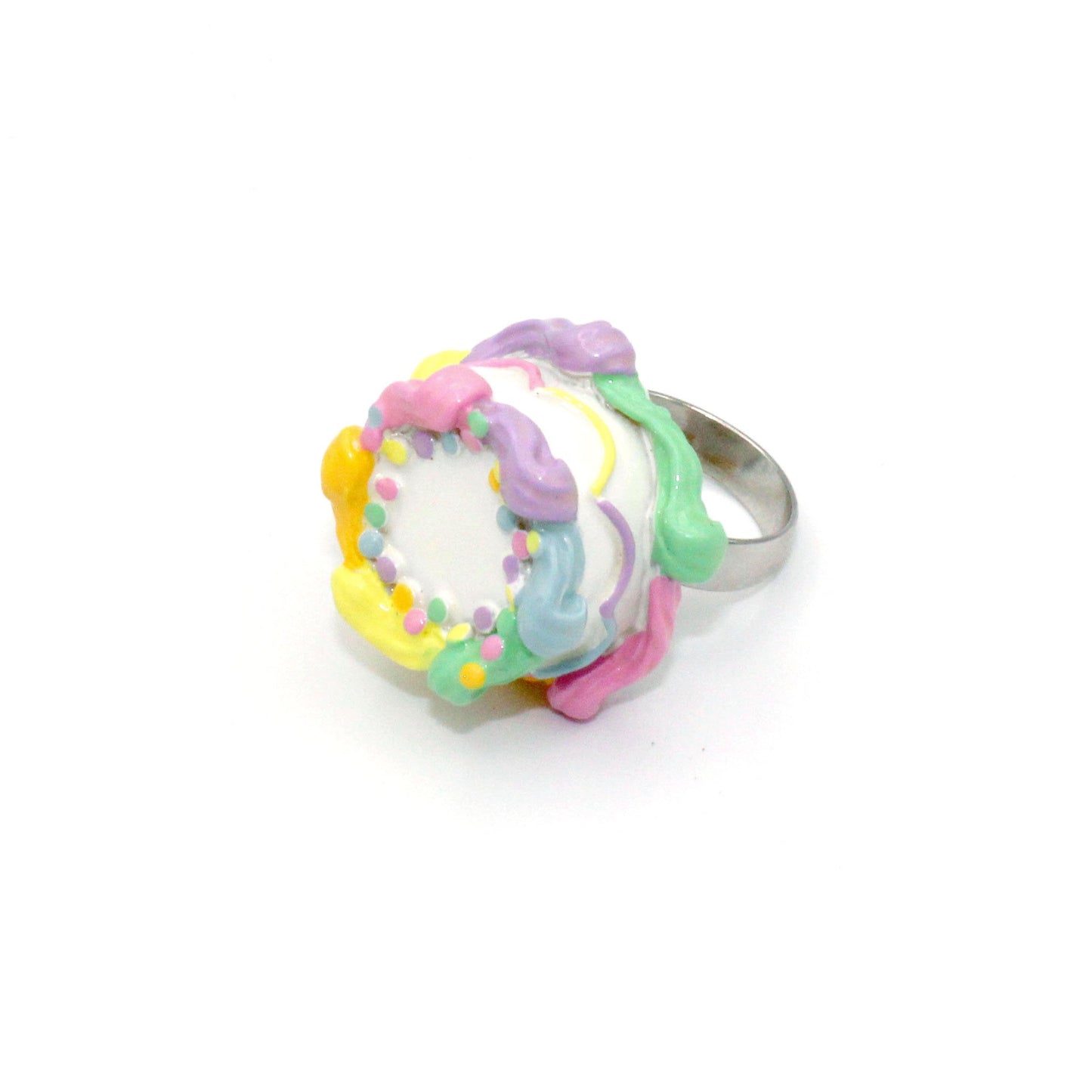 Pastel Rainbow Birthday Cake Ring