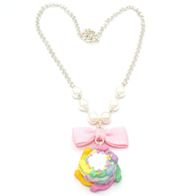 Load image into Gallery viewer, Pastel Rainbow Birthday Cake Necklace
