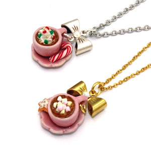 Hot Cocoa Necklace - Limited Edition Holiday Collection