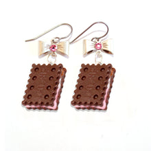 Load image into Gallery viewer, Ice Cream Sandwich Earrings - Hypoallergenic Option - Fatally Feminine Designs
