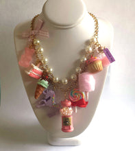 Load image into Gallery viewer, Pink Candy Shop Statement Necklace - As seen on Fuller House Kimmy Gibbler
