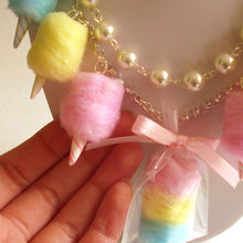 Load image into Gallery viewer, Pastel Cotton Candy Carnival Statement Necklace
