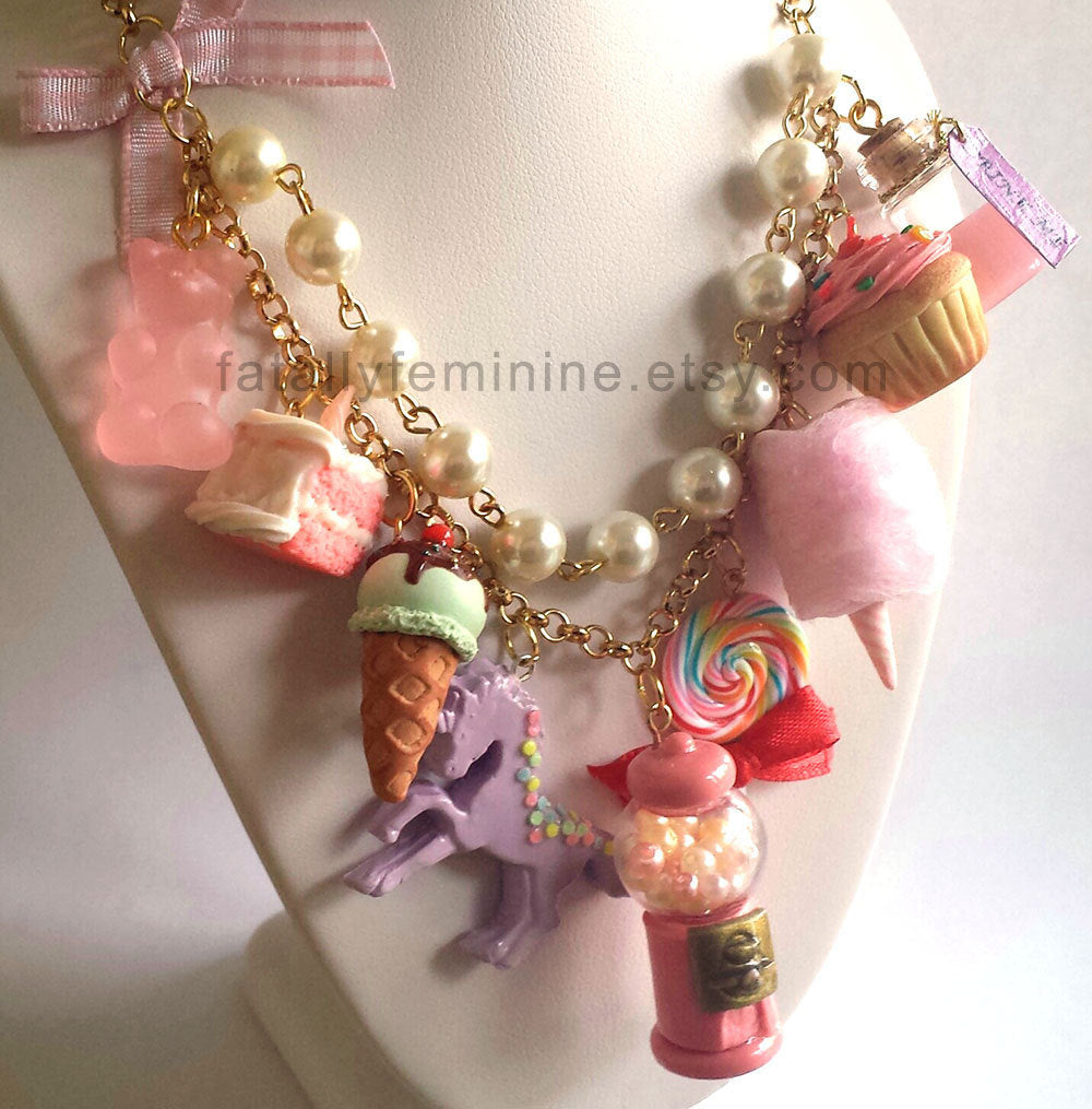 Pink Candy Shop Statement Necklace