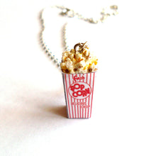 Load image into Gallery viewer, Retro Popcorn Box Necklace
