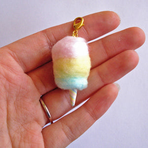 Rainbow Cotton Candy Charm