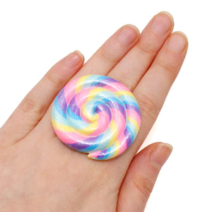 Jumbo Rainbow Lollipop Ring