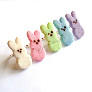 Peeps Marshmallow Bunny Ring