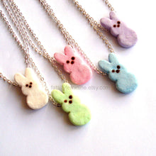 Load image into Gallery viewer, Marshmallow Bunny Chain Necklace
